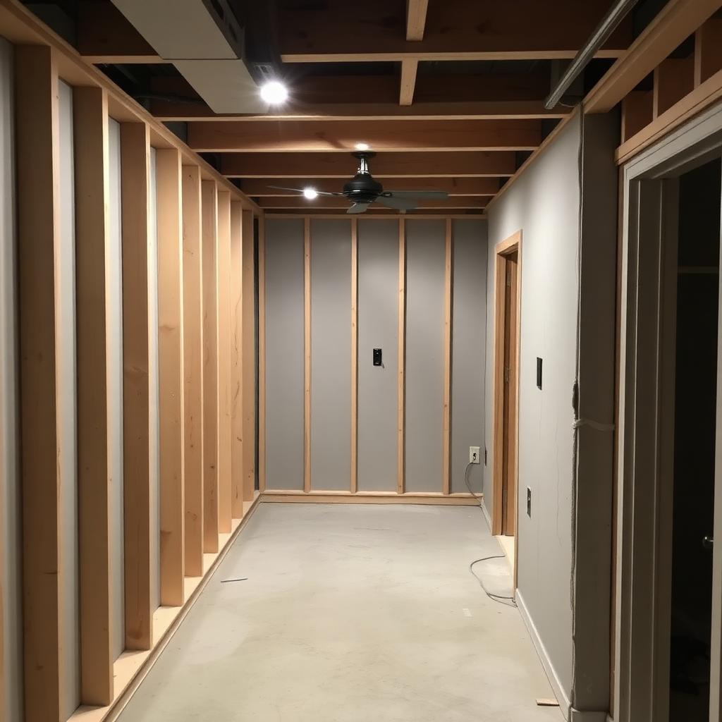 Finished Basement Project in Ellisville, MO