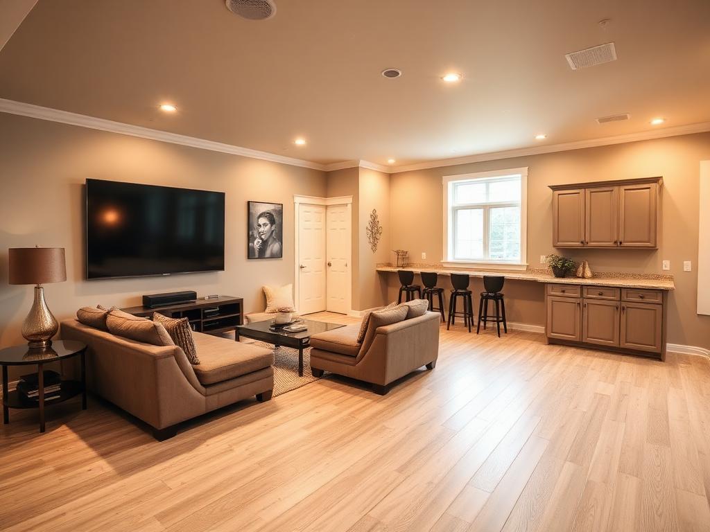 Unfinished St. Louis basement being evaluated before a remodel